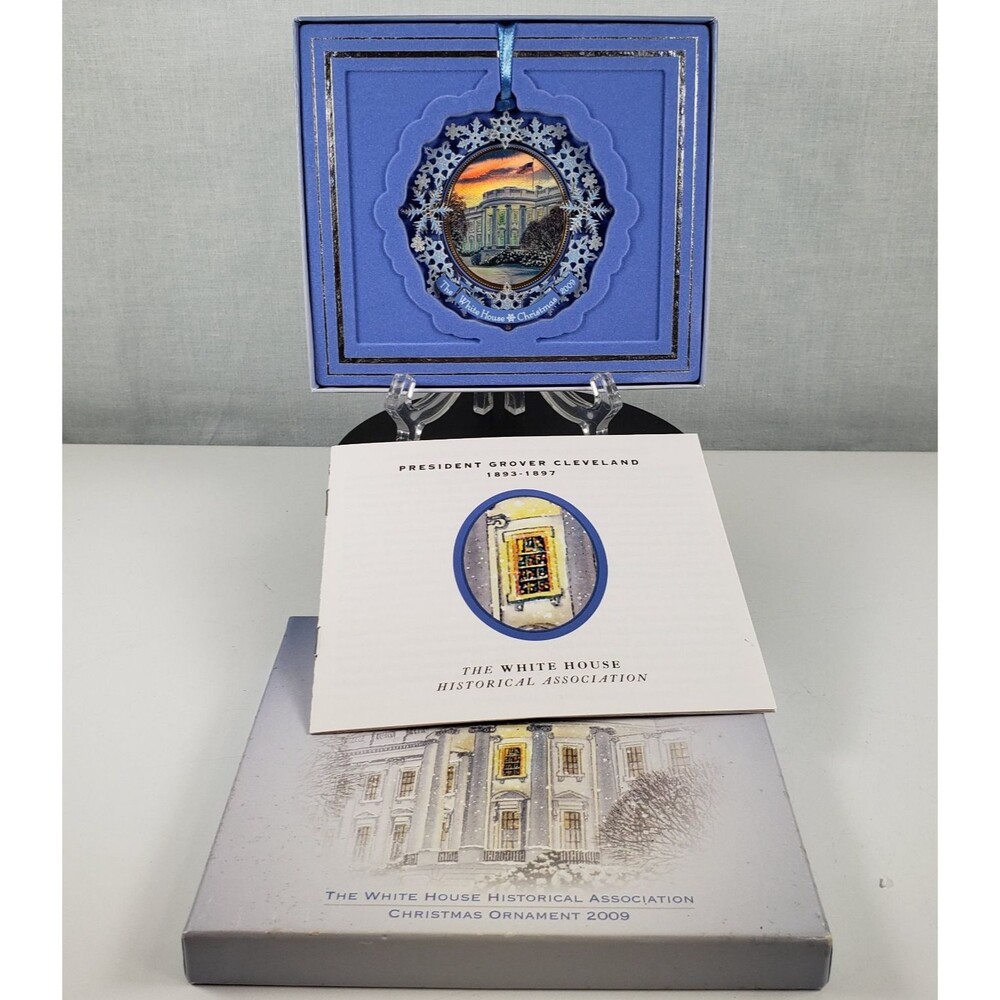 Official White House Historical Association 2009 Snowflake Christmas Ornament